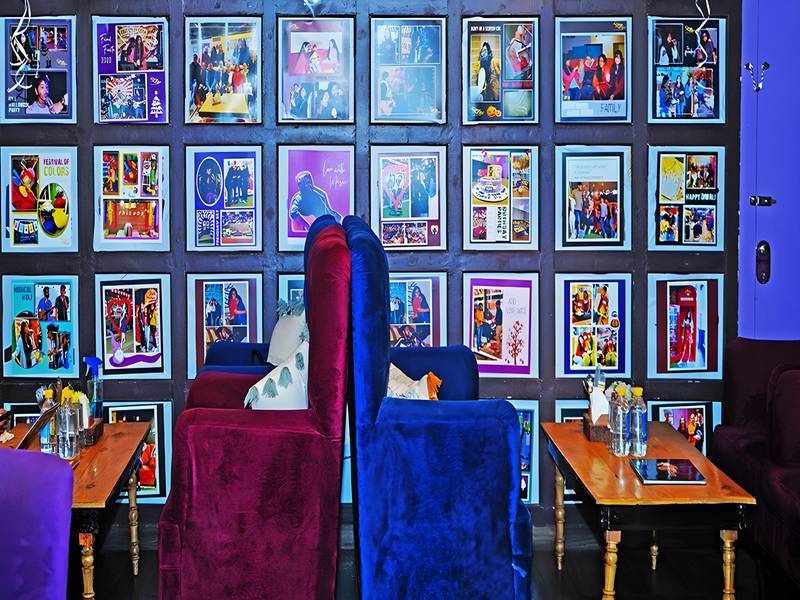 A cosy café nook at The Coffee Palette