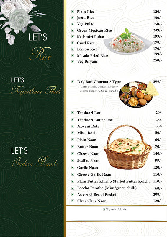 rajasthani food menu pdf