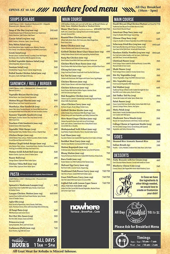 Menu page 1